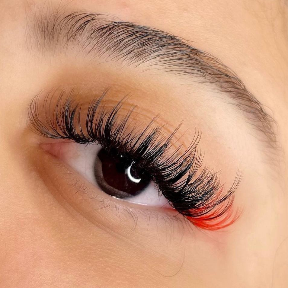 colored-premade-fans-volume-lashes-red-brown-kli42-5
